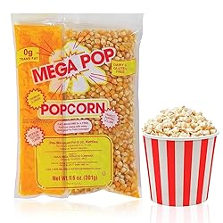 Mega-pop Popcorn 2 count, Oil and Salt Kit with