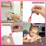 Townley Girl Barbie Nail Polish Set 15 Peel-Off with Toe Spacers Ages 3+ view 5