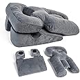 Zomaple Face Down Pillow for Sleeping & Recovery After BBL, Vitrectomy, Retinal & Eye Surgery - Patented Facedown Pillow with Gel Pack is Prone Home Massage Bed Equipment - Ideal for Stomach Sleepers