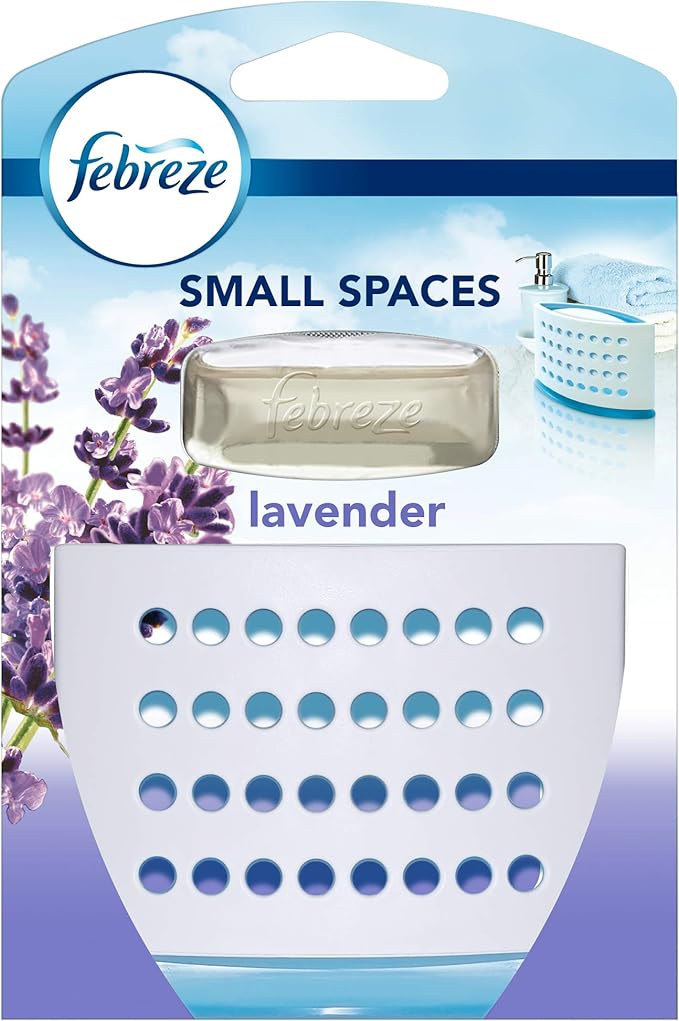 Febreze Small Spaces Lavender Air Freshener Starter Kit 1 Count Amazon.ae