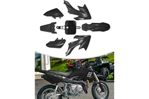 NACORE XR/CRF 50 Plastics Fairing Fender Kit For SDG SSR And More Dirt Pit Bike, BLACK