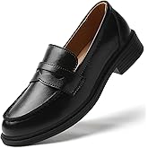 QJN Penny Loafers for Women Non Slip Work Shoes for Women's Loafers & Slip-Ons Ladies Business Casual Shoes Driving Flats