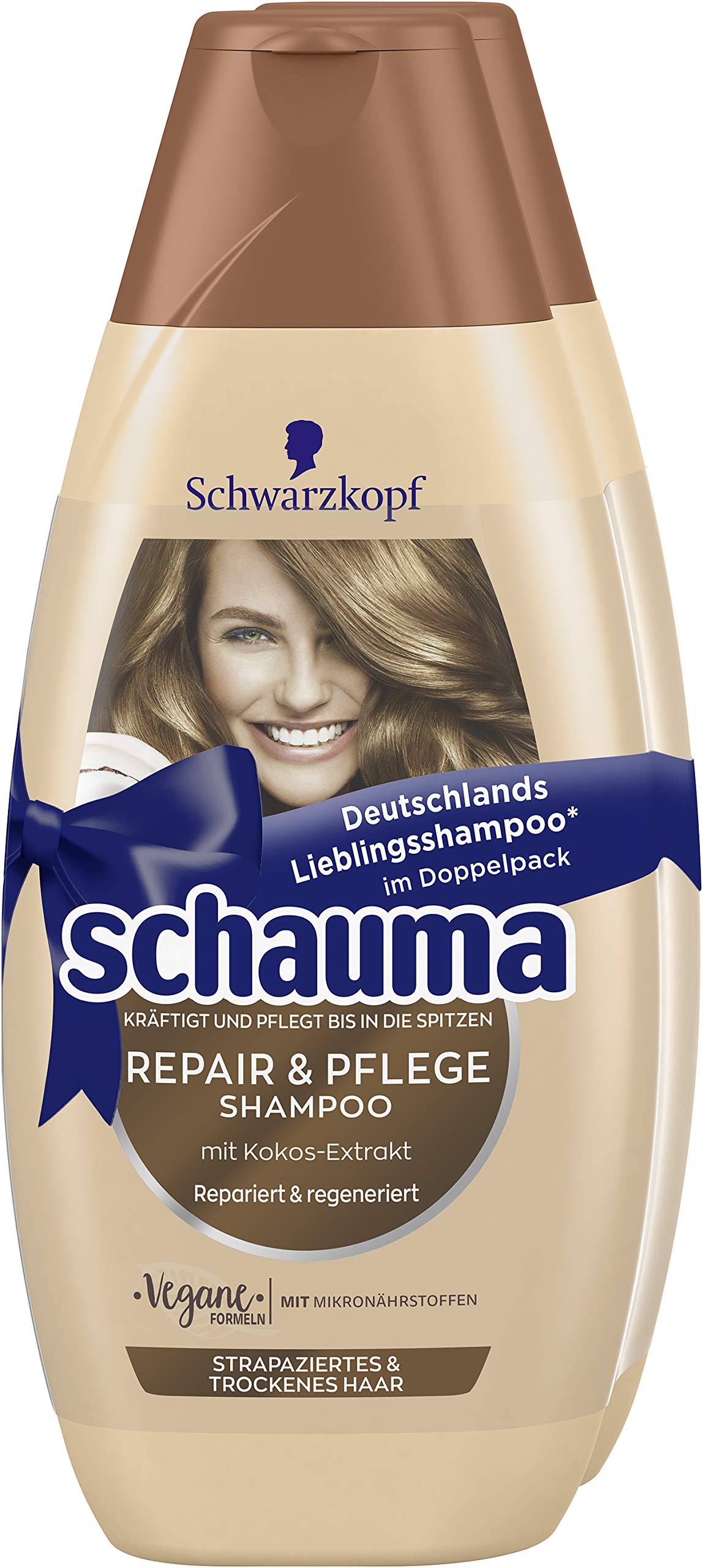 Schauma Shampoo & Care Pack of 2 800 g