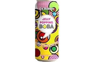 O's Bubble Lychee Oolong Tea with Popping Boba and Aloe Vera, 16.2 oz (Pack of 12)