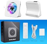 Gueray Portable CD Player Bluetooth Desktop HiFi Speakers FM Radio Remote USB view 7
