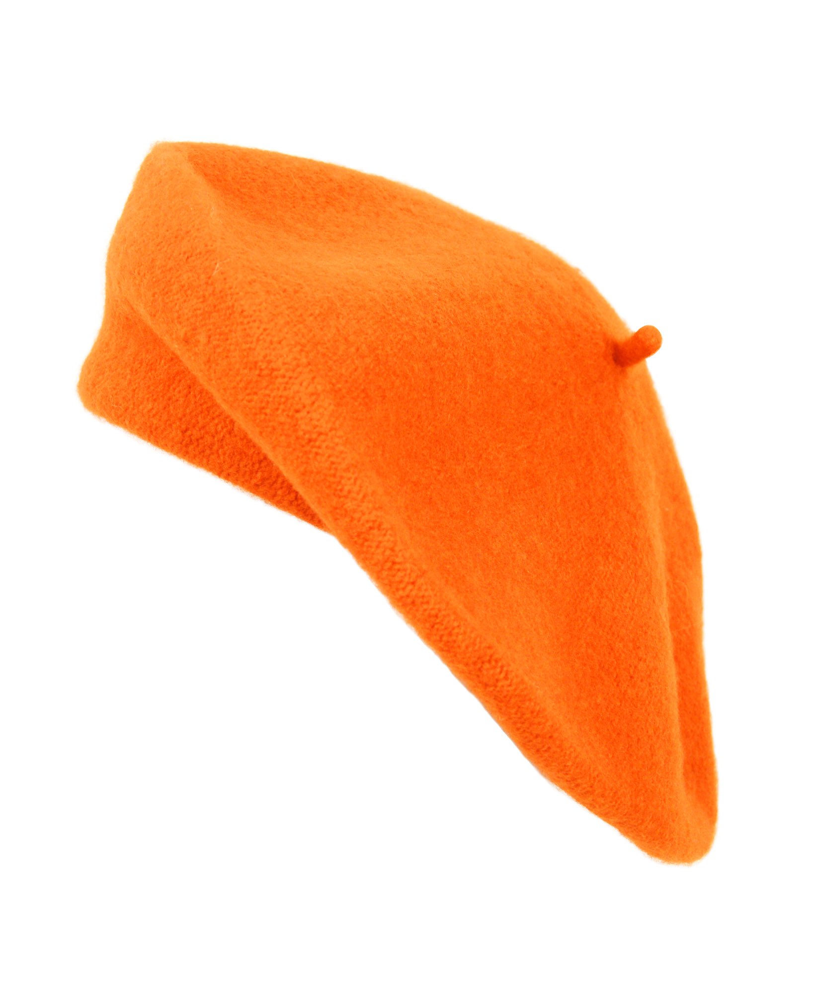 Orange beret hat Clearance