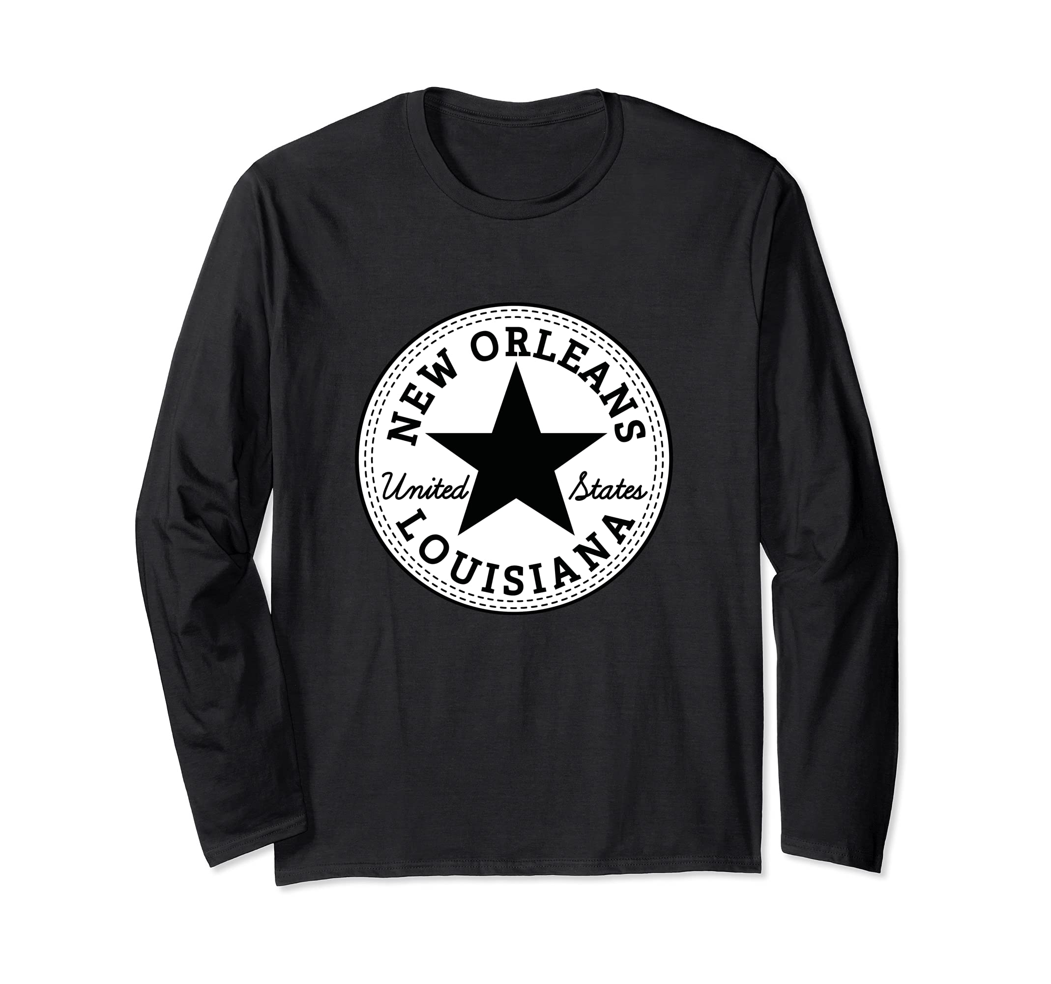 New Orleans Louisiana USA United States of America skater Long Sleeve T-Shirt