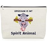 Funny Opossum Makeup Bag Inspirational Gifts for Her Opossum Lover Possum Gift for Women Animal Lover Cosmetic Bag Christmas Birthday Presents for Best Friend Female Possum Owner Mom Travel Pouch