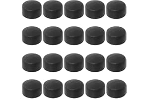 SQXBK 20PCS 12.7mm Foosball End Cap Foosball Table Rod Safety Rubber End Caps Flexible Pipe Post Rubber Cover Tip Protectors