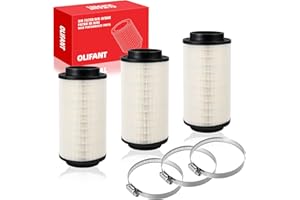 OLIFANT 3Pcs Air Filter For Polaris Sportsman 500 570 850 335 400 450 550 600 700 800 1000 XP/Scrambler 500 850 1000 XP Magnum Trail Blazer Boss Diesel Air intake 7080595 7082101