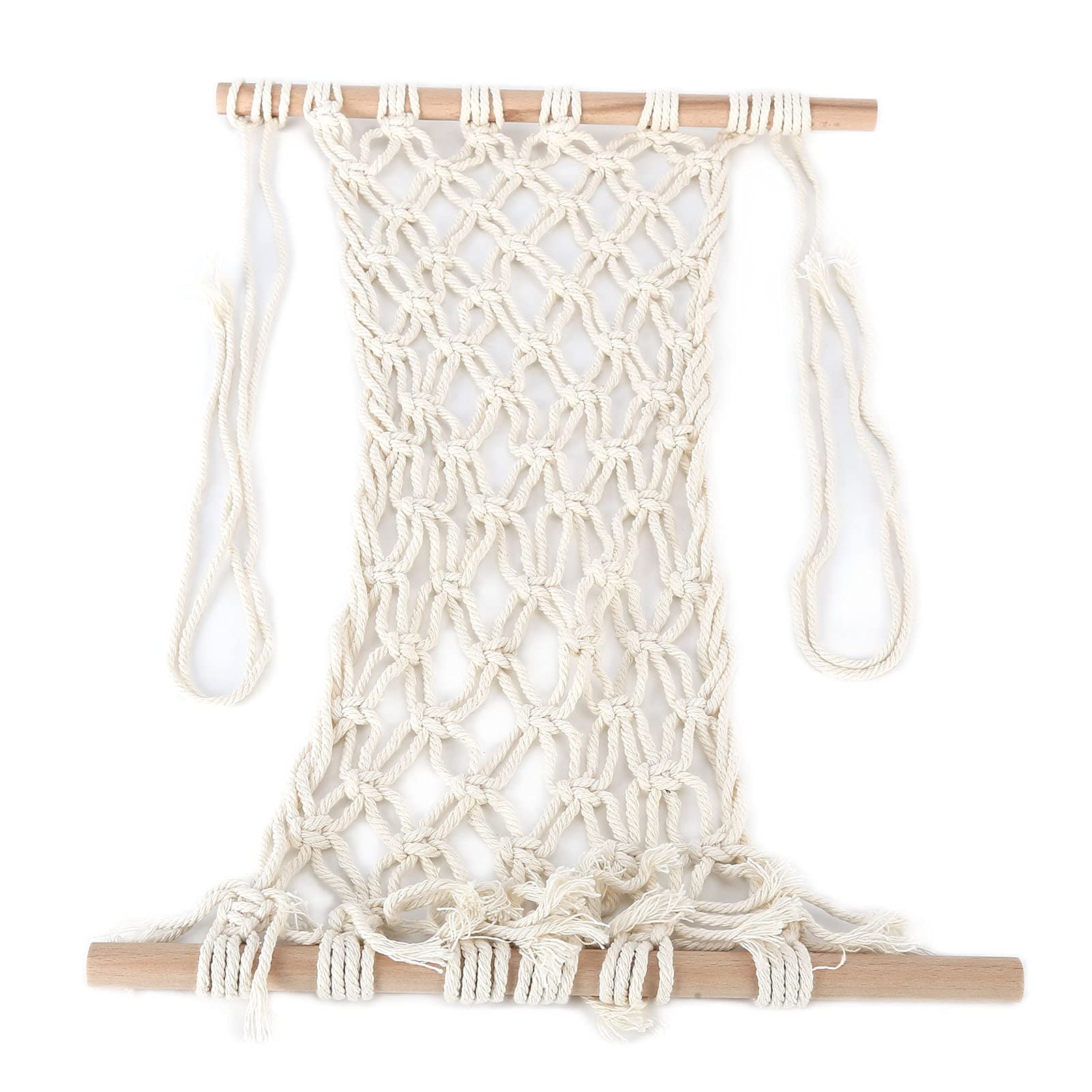 Hanging Fruit Hammock, Kitchen Macrame Fruit Basket Under Cabinet for Banana Veggies Storage Decor