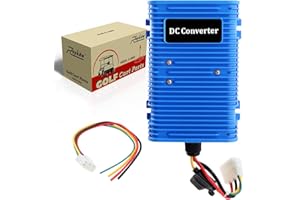 Roykaw Golf Cart Voltage Reducer Regulator,36 or 48V to 12V DC Converter,30A/350Watt, Universal Compatible with EZGO, Club Car, Yamaha and Most Golf Carts
