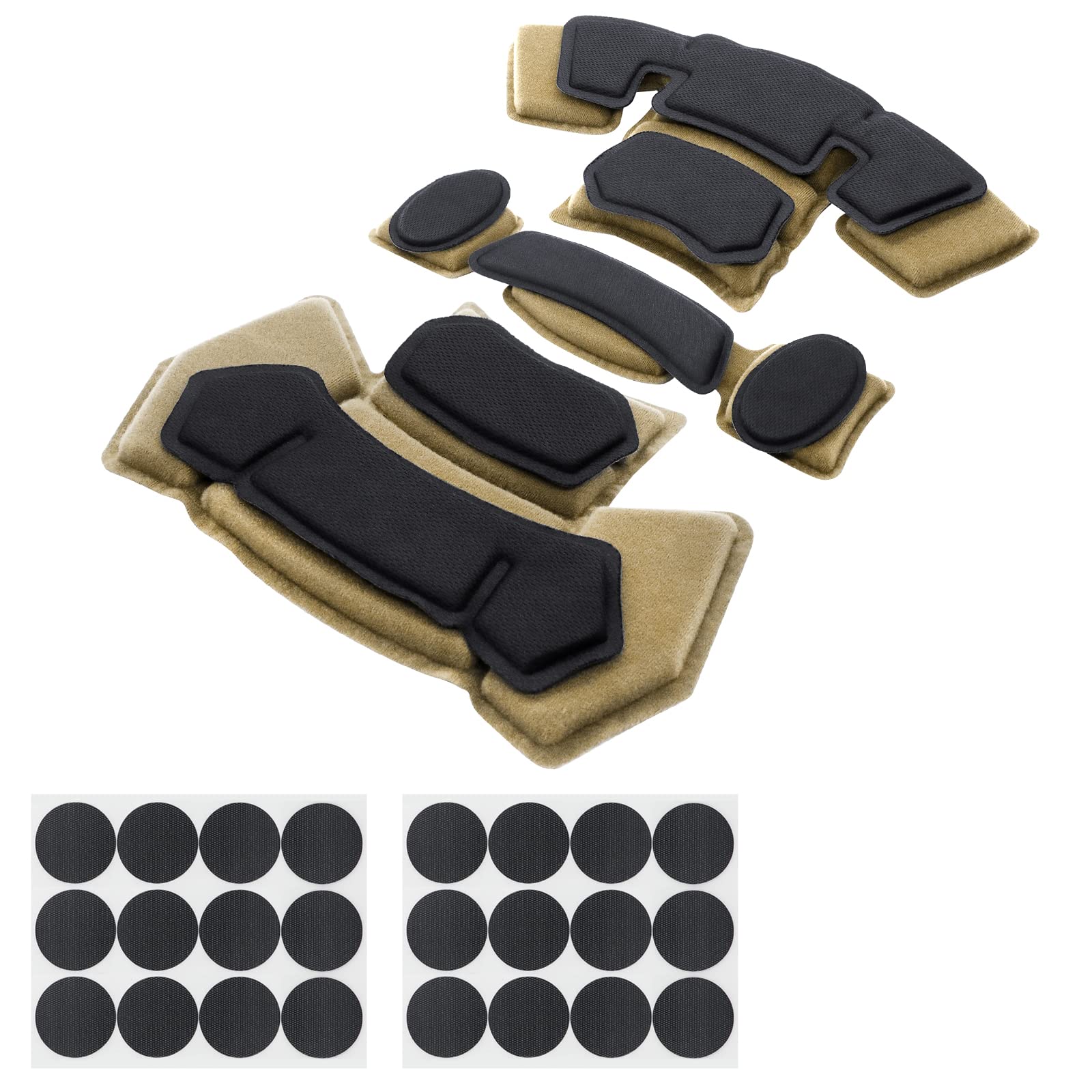 Yzpacc Tactical Helmet Padding Kit, Universal Replacement Helmet Internal Memory Foam Padding Kit Protective Mat for ACH MICH FMA EXF Cycle Bicycle Motorcycle — image 1