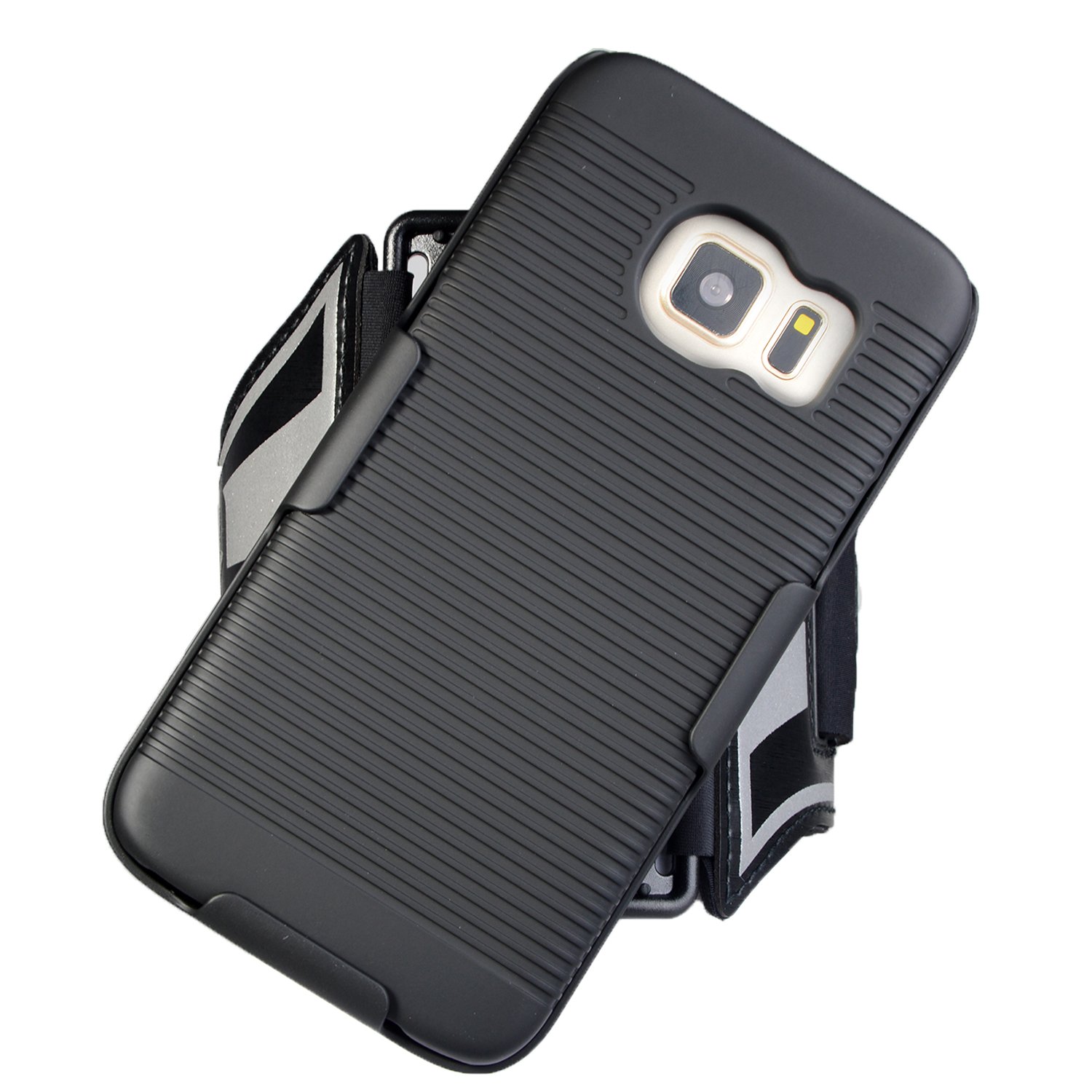 Samsung Galaxy S7 Edge Armband, Egrace Sports Armband With Holster Case For Workouts Exercise (S7edge)