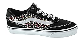Vans Brooklyn Girls' Trainers, Suede Canvas Black