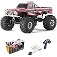 EAZYRC X FMS Fcx24 Smasher 1/24 RC Crawler RTR, RC Monster Truck 4x4, 8+ kph 2-speeds Transmission Off-Road with Battery,USB Charger and 2.4Ghz Remote Control for Adult (red)