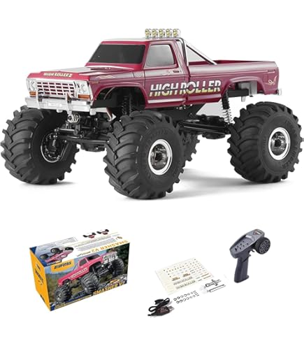Amazon.com: FCX24 FMS 1/24 Smasher Monster RC Crawlers
