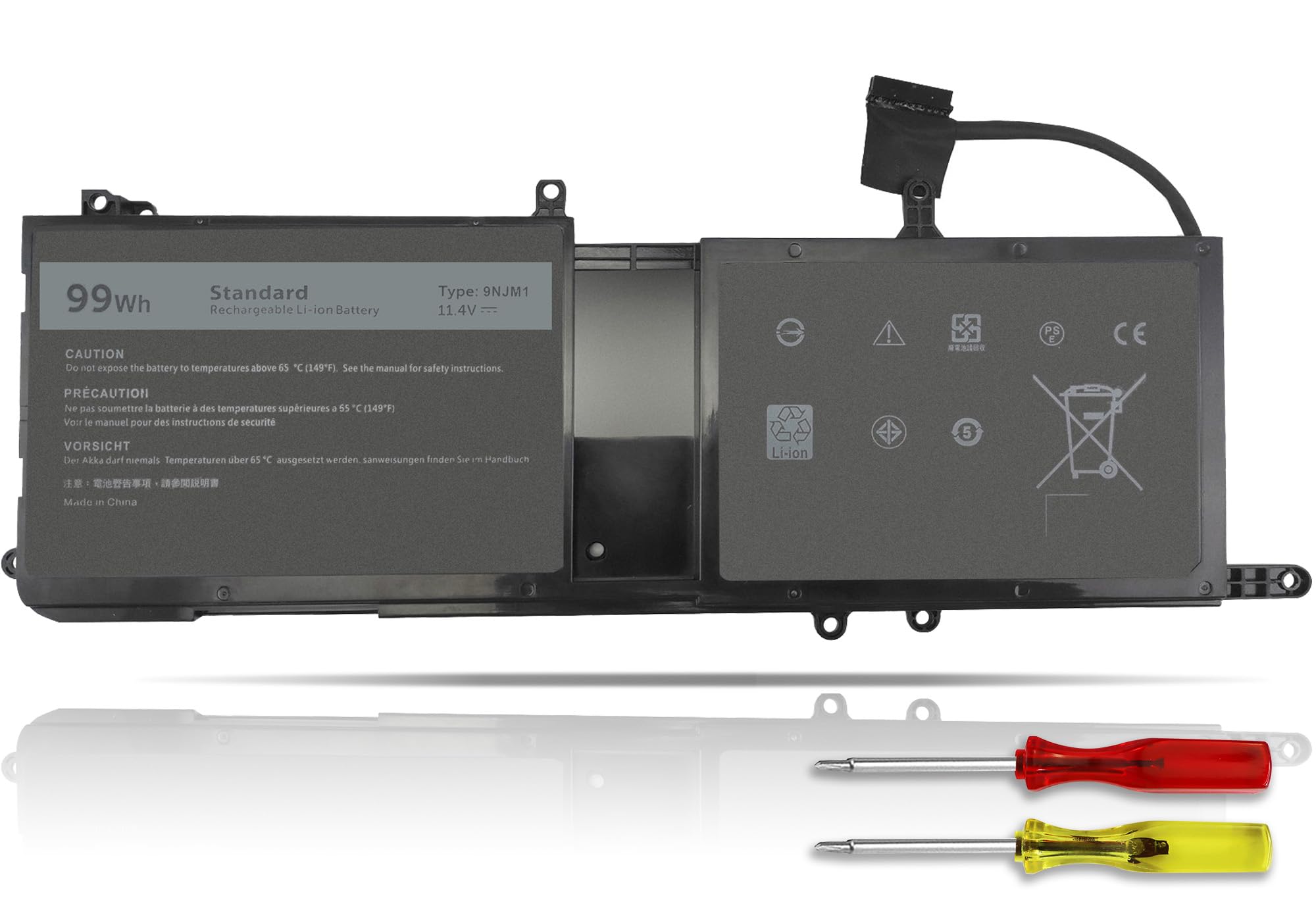 99WH 9NJM1 Laptop Battery for dell Alienware 15 R3