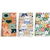 3 Pcs Cute Colorful Animal Kitchen Towels, Cartoon Dog Pattern Decorative Absorbent Microfiber Dish Cloth Tea Towel, Waffle Soft Hand Towels for Farmhouse Home Bathroom, Dog Lover Gifts