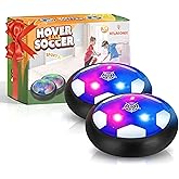 Atlasonix Hover Soccer Ball - Indoor Soccer Ball, Indoor Flying Toy Games (2 Floating Disk) Boy Birthday Gifts, Indoor Silent Game | 4 in 1 Pack
