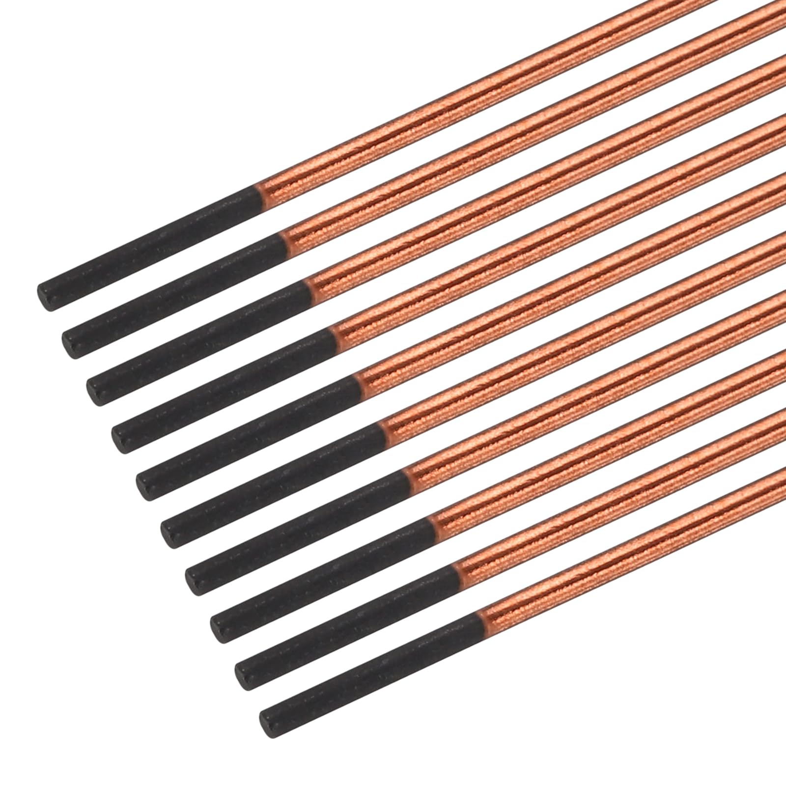 PATIKIL 20pcs 4mmx355mm(0.16"x14") Carbon Arc Air Gouging Rods Copper Graphite Coated Gouging Electrode Rods for Welding