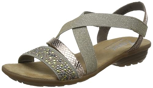 Rieker Kupfer Damen Casual Sandalen