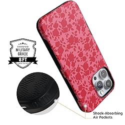 Casely iPhone 16 Pro Max Case | Rose Garden | Red