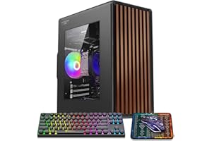 ABYTESPARK Tower Business Desktop Computer PC - Intel 14th Generation Core i7-14650HX,16GB DDR4 3200 RAM, 1TB M.2 NVME SSD,Windows 11 Home,WiFi 5.0,HDMI,RJ-45,Wired Keyboard & Mouse.