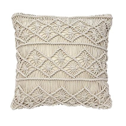 Seepong Macrame Cushion Pillow Cover Boho Decorative Pillows New