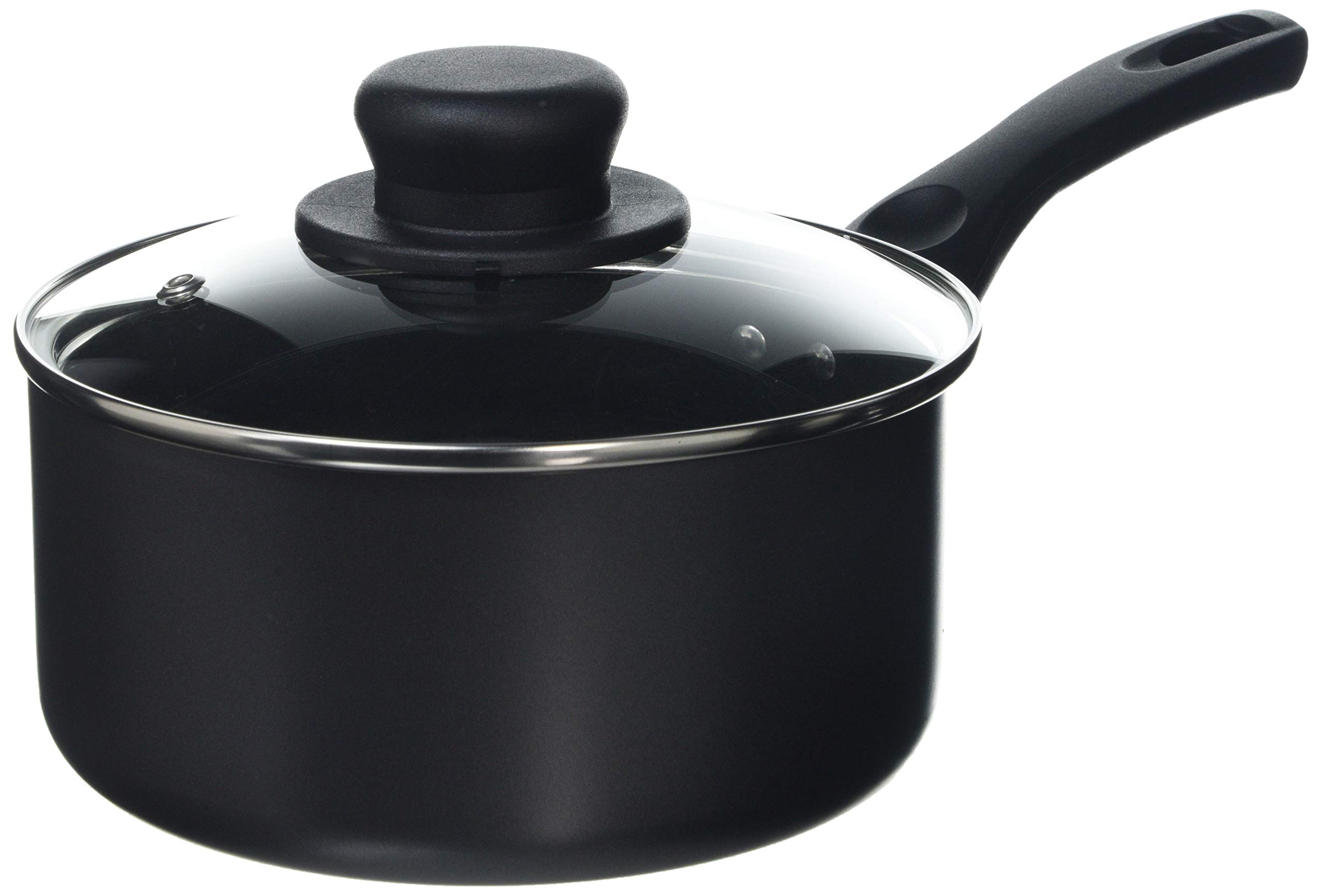 Sapphire collection P045 Sapphire Collection 18 cm Non Stick Sauce Pan , Black