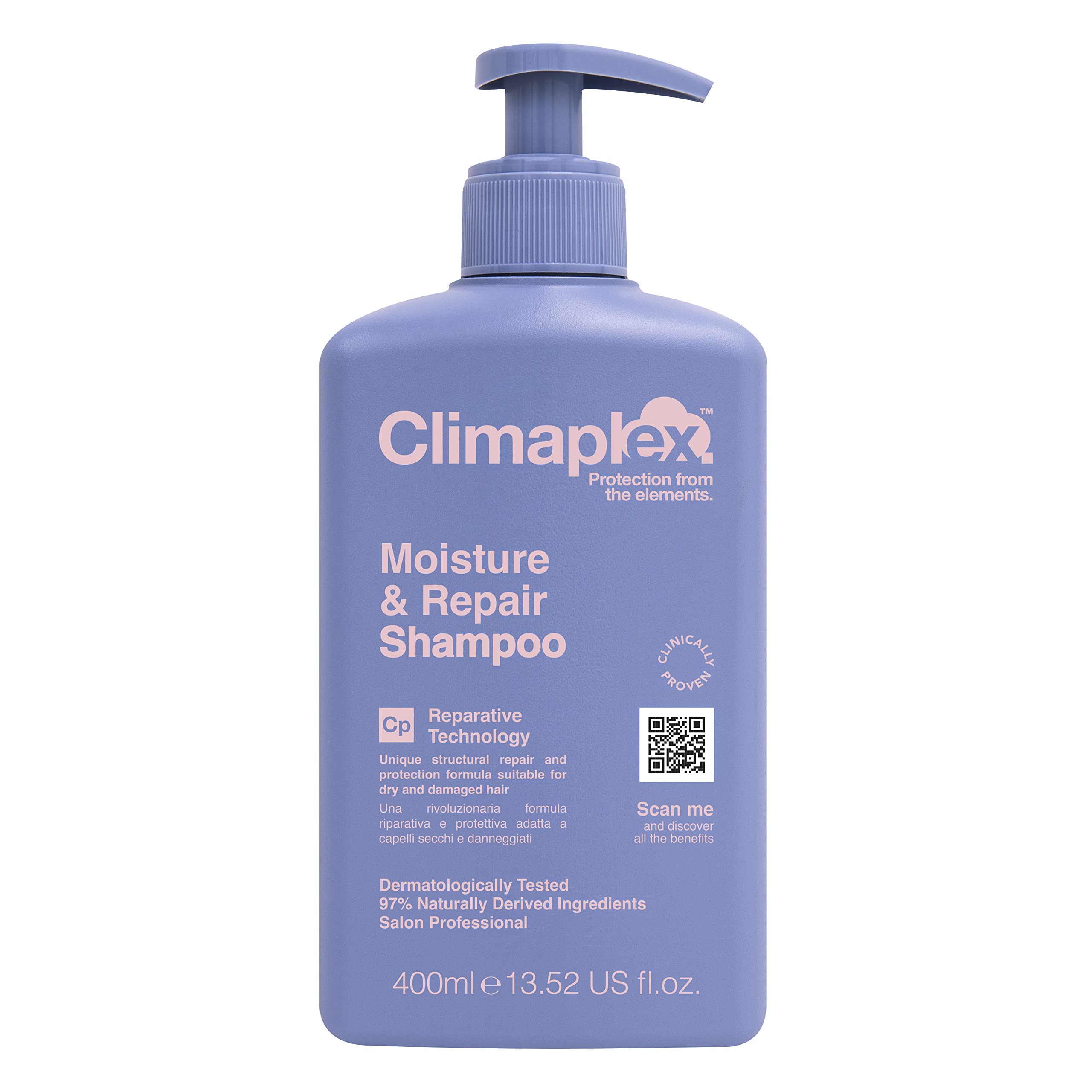 Climaplex Moisture and Repair Shampoo For Unisex 13.52 oz Shampoo