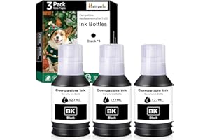 Compatible T502 Ink Refill Bottles Replacement for T502 Ink Bottles Black Compatible for ET-2760 ET-4760 ET-2750 ET-3760 ET-2
