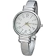 Blekon Original Mother of Pearl Cuff Bracelet Watch for Women with 31mm case Japanese Quartz Movement Metal hinged Bangle Style Cuff Wrist Watch for Ladies…