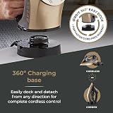 Tower Ceraglide 360 Cordless Steam Iron 2800W Black Gold T22022GLD view 3