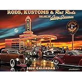 Hot Rod Calendar 2026 Larry Grossman Classic Muscle Car Monthly Wall Calender 12 Month | American Made In The USA