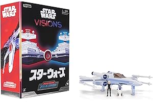 JAZWARES Star Wars Micro Galaxy Squadron Visions X-Wing - 5-Inch Vehicle with Two 1-Inch Micro Figure Accessories