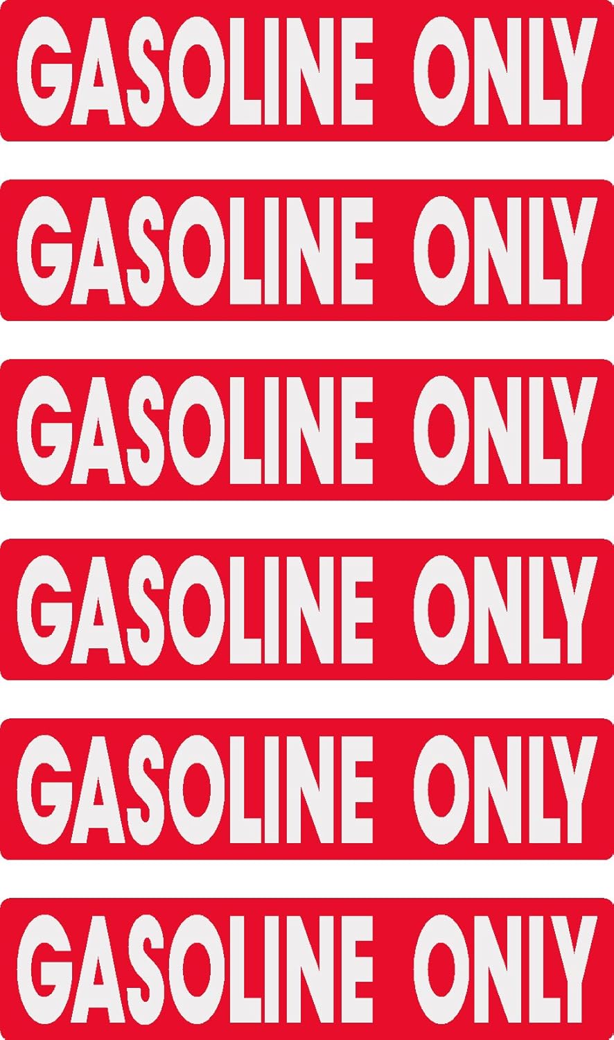 Amazon.com: gasoline only, 6 decals as shown, equipment, hard hat ...
