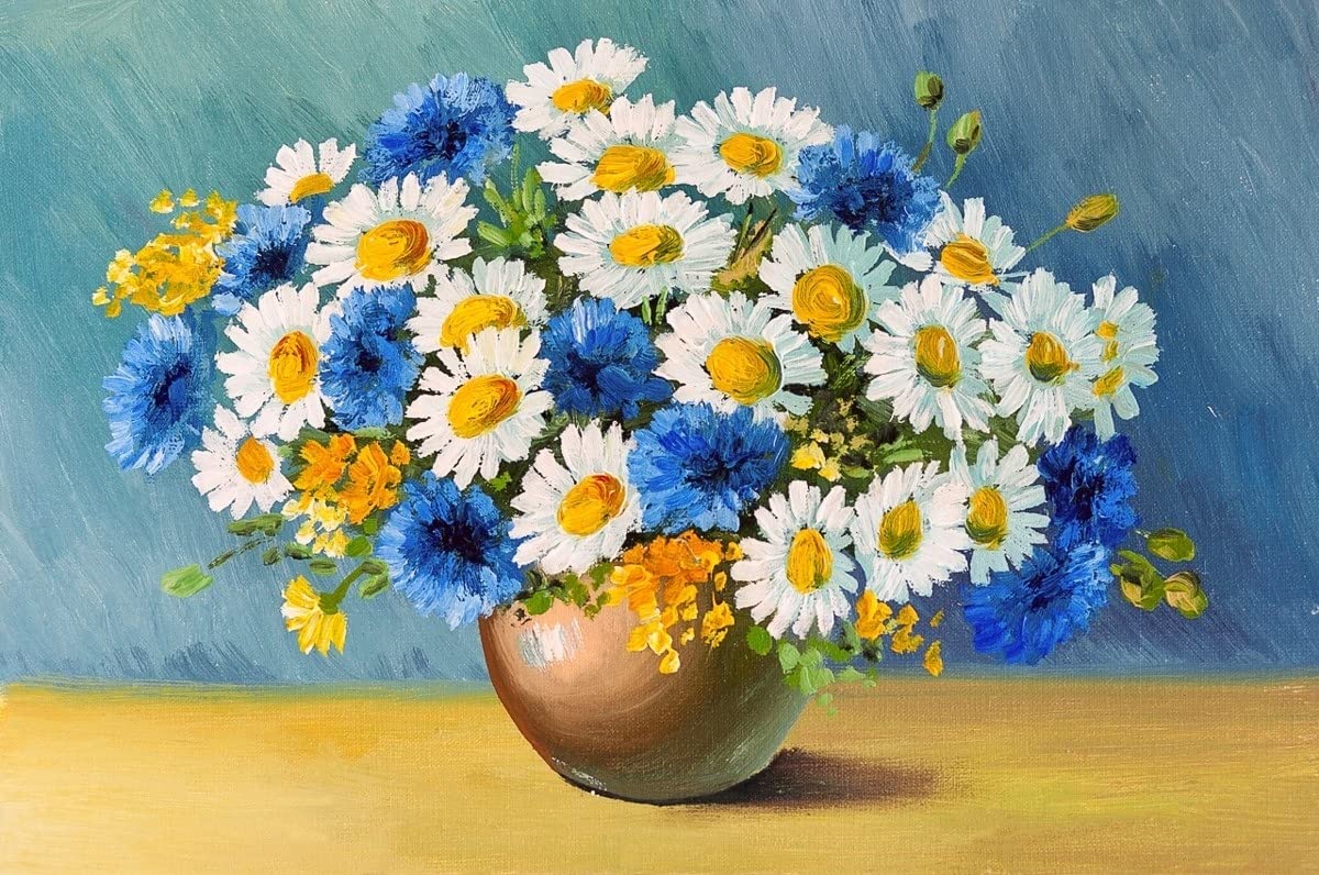 FENGZHU DIY Paint by Numbers for Adults Kids, Oil Painting by Numbers Kits with Brushes and Acrylics, Arts and Crafts for Home Wall Decor, Christmas Gifts Paintwork 16 x 20 inch Without Frame