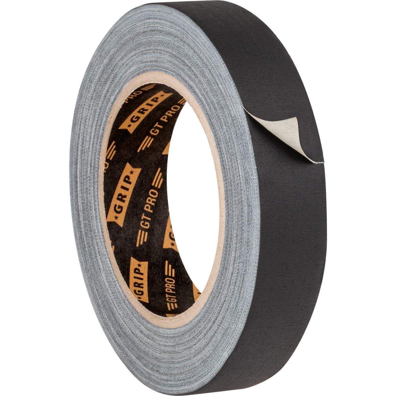 GRIP Eventbasics GT PRO fabric tape, black, 25 mm x 25 m, removable gaffa tape, matt and reflection-free