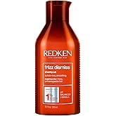 Redken Frizz Dismiss Shampoo, Anti Frizz Shampoo with Humidity Protection, Sulfate Free Shampoo, Gently Cleanses, Smooths, an