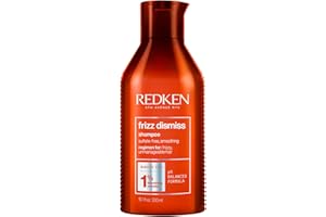Redken Frizz Dismiss Shampoo For Frizzy Hair – Provides Smoothness & Shine, Weightless Frizz Control, Sulfate-Free