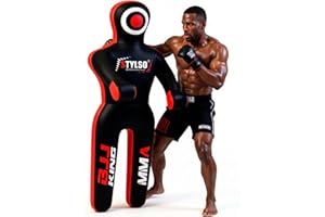 STYLSO Un-Filled Grappling Dummy Wrestling Dummy Jiu Jitsu Dummy for BJJ MMA Judo Karate Training Adult Kids and Youth Practice Tackling Dummies