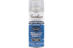 Rust-Oleum 11.25 oz Brands 200081 Crystal Clear Varathane, Diamond Water-Based Interior Polyurethane, 11 Ounce (Pack of 1), Gloss Finish