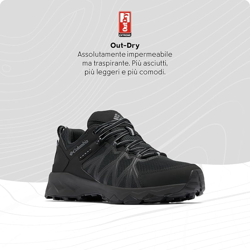 Peakfreak 2 Outdry, Scarpe da Trekking Basse Uomo, Black/Shark 2024 , 48 EU