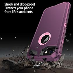 Regsun for iPhone 8 Case,iPhone 7 Case,Built-in