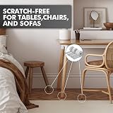 shinfly Furniture Pads Floor Protectors 3 Rolls 100cm x 10cm 5cm 2cm view 7