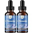 High Absorption L-Theanine Liquid Drops - Nootropic Focus Supplement with L-Theanine 200mg Per Serving and Chamomile Extract - L Theanine Supplement for Adults and Kids Relaxation and Focus - 4 oz