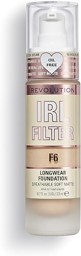 Revolution IRL Filter Longwear Foundation F6 Light/Medium 23ml Matte