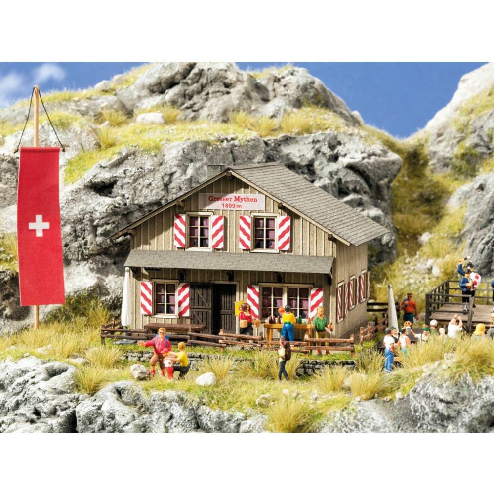 Noch 65800 Mountain Restaurant Grosser Mythen Landscape Modelling