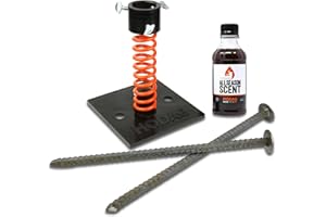 HODAG Licking Stick Mock Scrape Kit for Hunting – Food Plot Attractant & Lure for Whitetail Hunters – Includes 8 oz AllSeason Scent for Deer – Alternative to Bait, Feeders, & Mineral Blocks